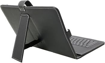 Amazon | Android端末向けUSBキーボード付きレザーケース 10インチ
