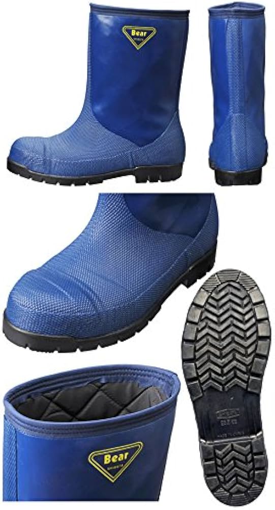 Amazon.co.jp: SHIBATA(シバタ) 冷蔵庫用長靴-40℃ NR021 ネイビー