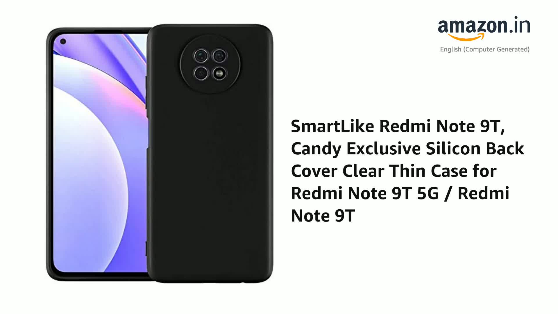 SmartLike Candy Exclusive Silicon Back Cover Clear Thin Case for