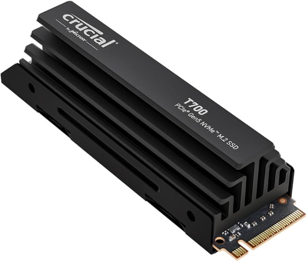 Amazon | Crucial T700 1TB SSD ヒートシンク付き PCIe Gen5 NVMe SSD