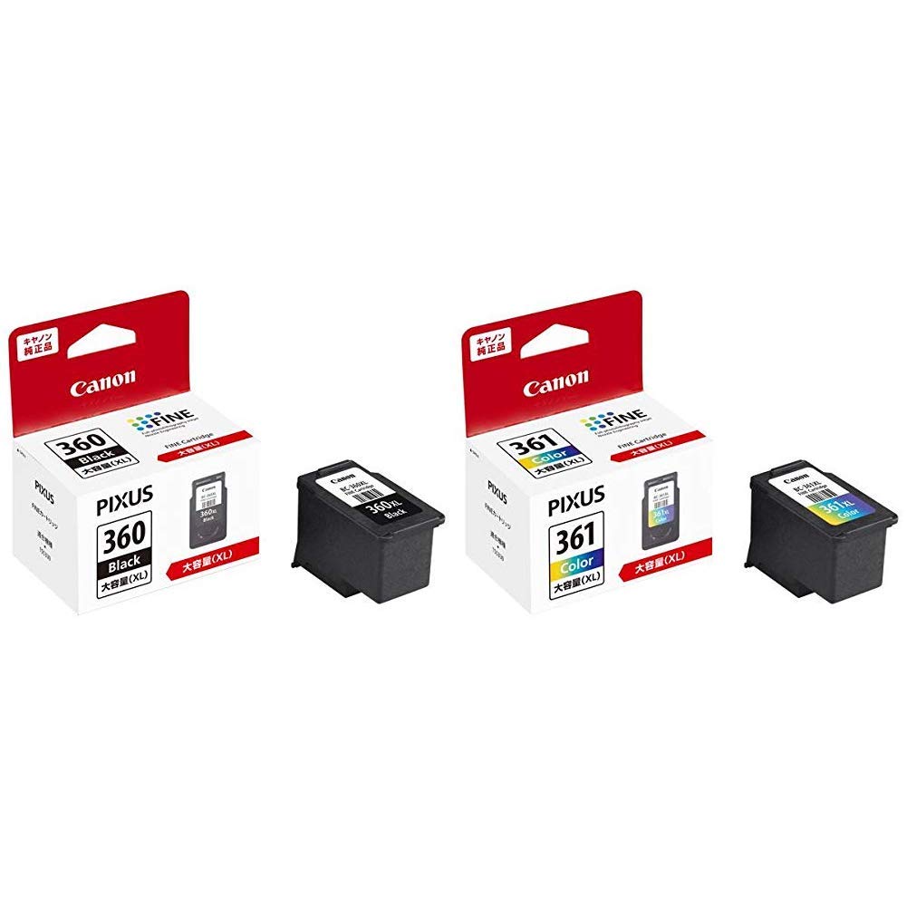 Amazon.co.jp: 【セット買い】Canon 純正 インクカートリッジ BC-360XL