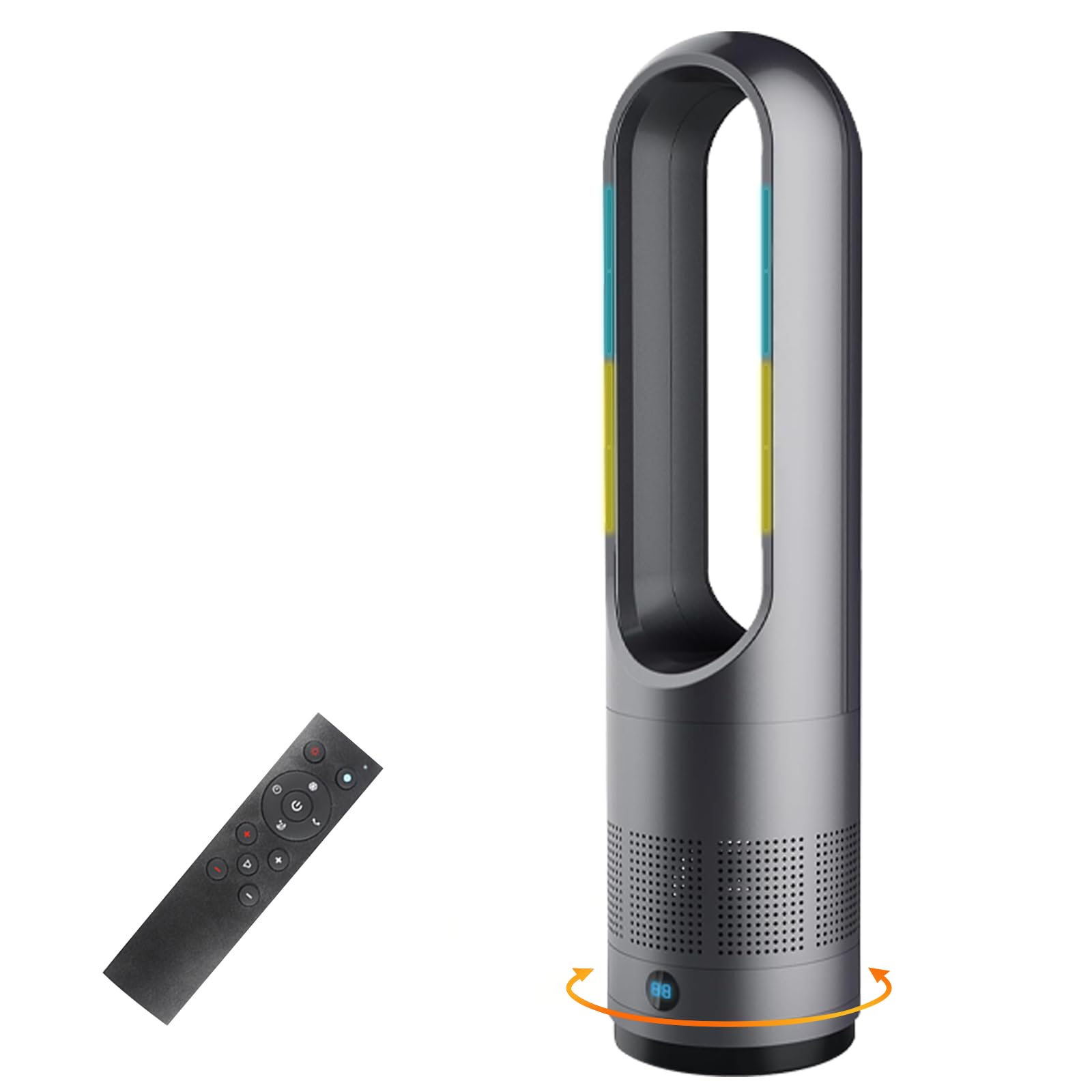 Amazon | 扇風機 タワーファン ファンヒーター スリム扇風機【冷暖両用