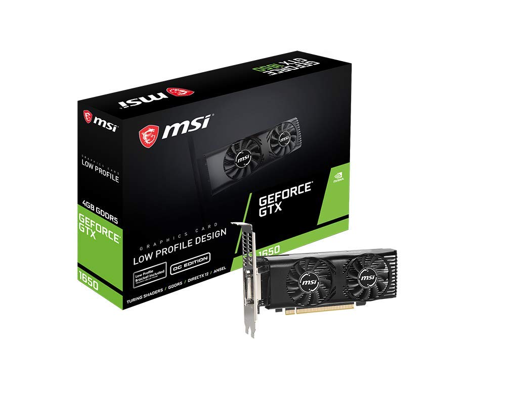 MSI Placa de vídeo Gaming GeForce GTX 1650 128 bits HDMI/DP/DVI