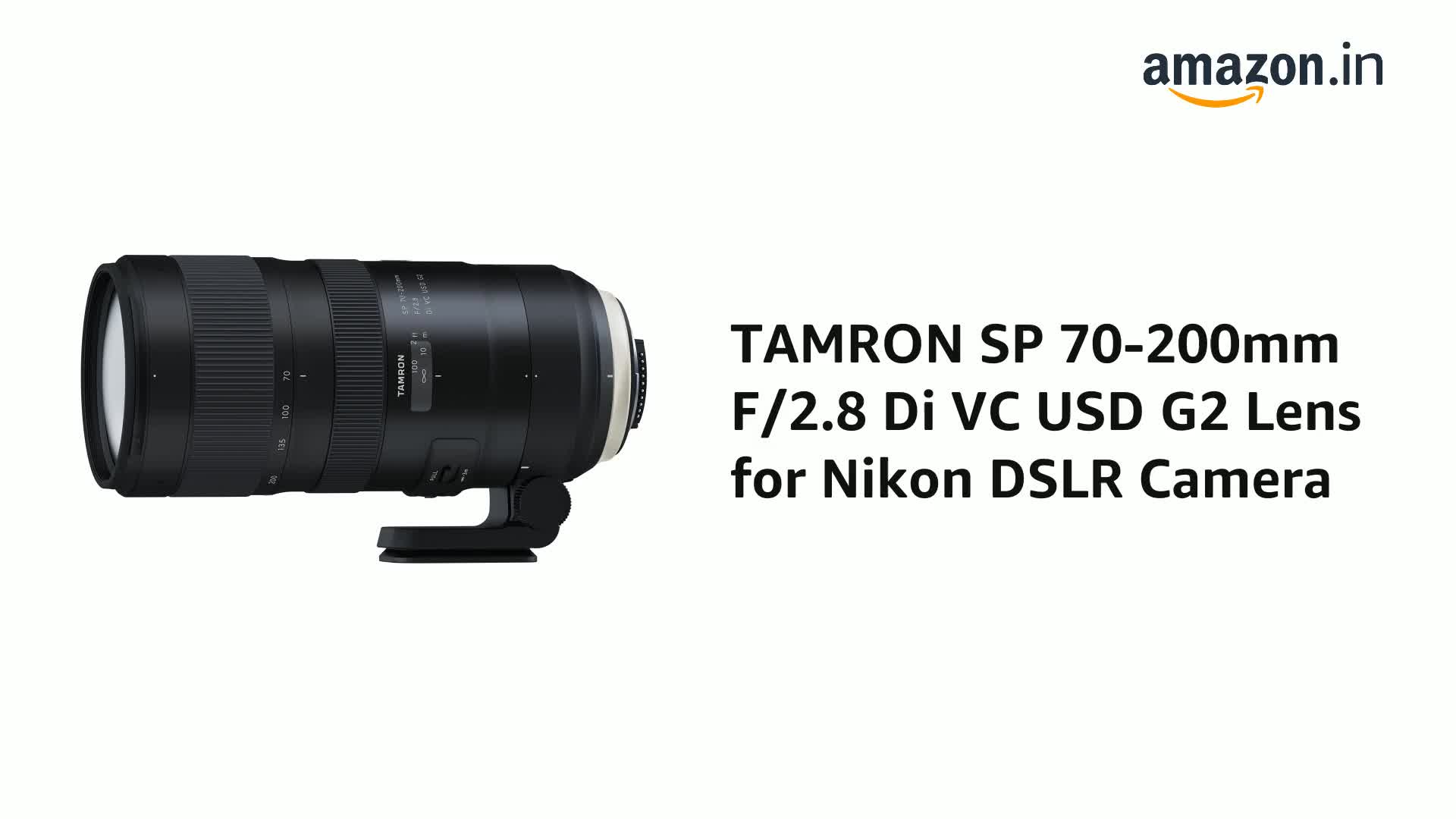 Tamron SP 70-200mm F/2.8 Di VC USD G2 Lens for Nikon DSLR Camera