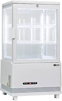 Amazon | レマコム 4面ガラス冷蔵ショーケース フォーシーズンシリーズ