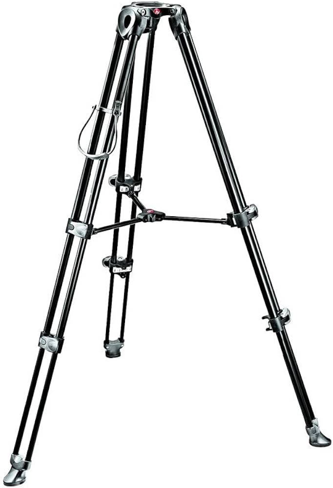 Amazon | manfrotto 伸縮式ツインアルミ三脚 ミッドスプレッダー付属