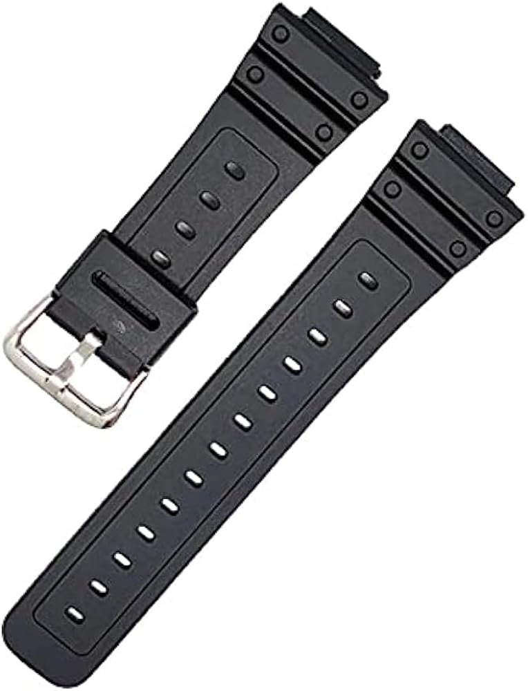 Amazon.co.jp: for カシオ用 交換用時計ベルト シリコン製 ストラップ