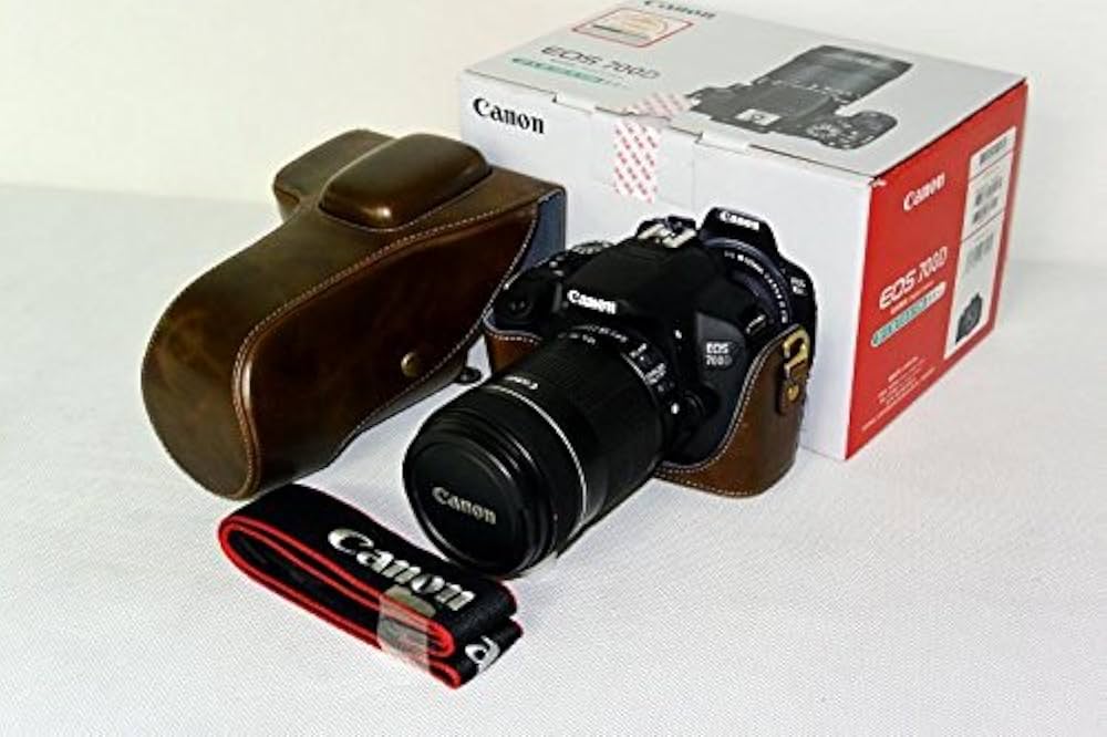 Amazon | windykids CANON EOS kiss X7i/X6i/X5 カメラケース キャメル