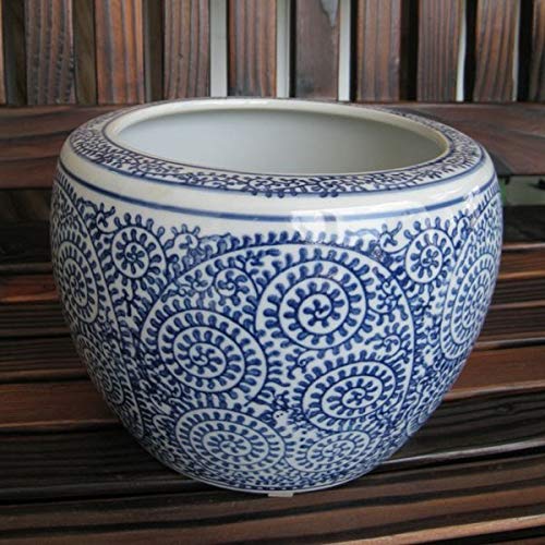 Amazon.co.jp: ウッドギャラリー樹 蛸唐草 ミニ火鉢 水鉢 火鉢 鉢