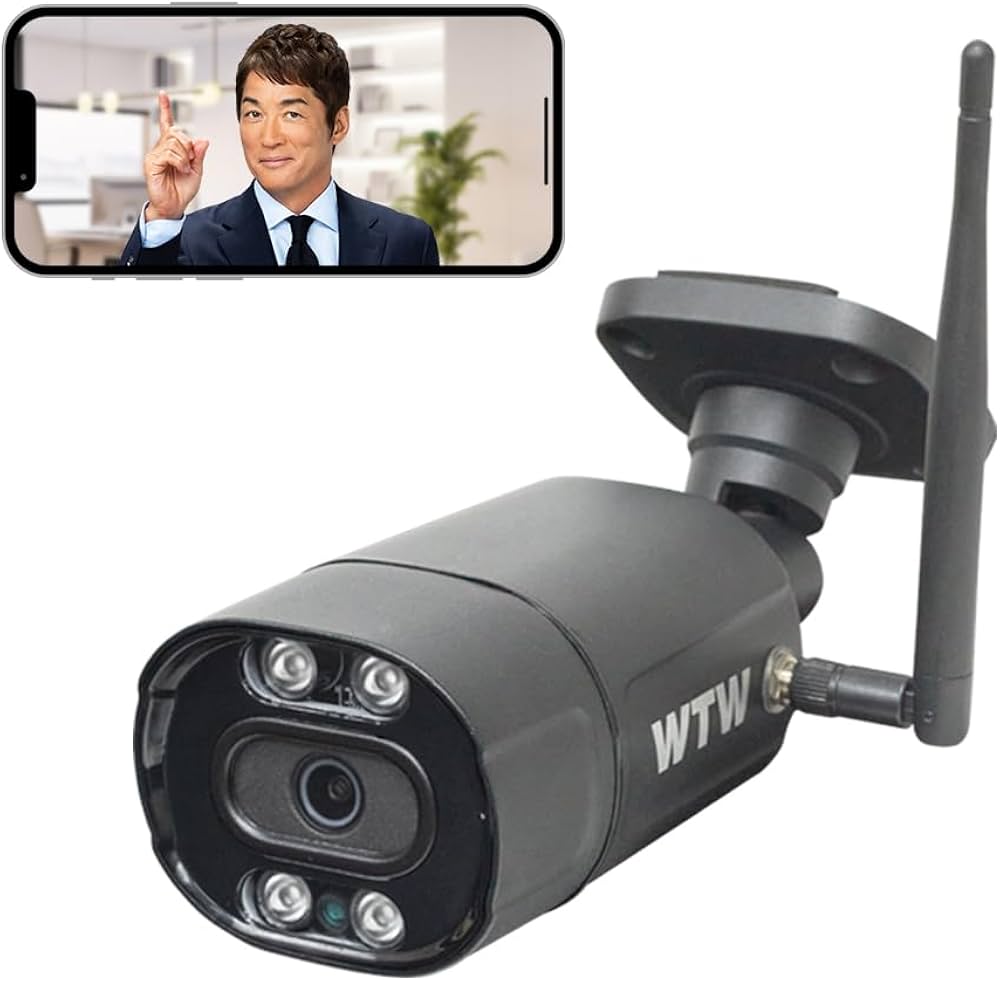 Amazon.co.jp: WTW 塚本無線 防犯カメラ 監視カメラ バレットカメラ