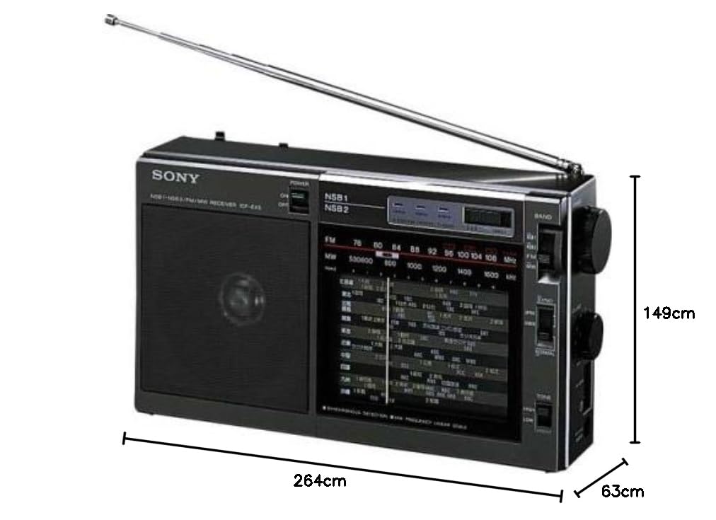 Amazon.co.jp: SONY TV（1ch-3ch）/FM/AM/ラジオNIKKEIポータブル