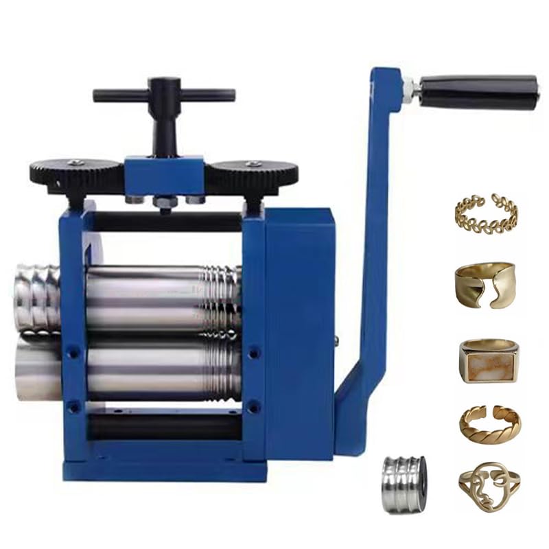 Amazon.co.jp: ziuuihu 圧延機 手動圧延機 彫金工具 手動ローリング