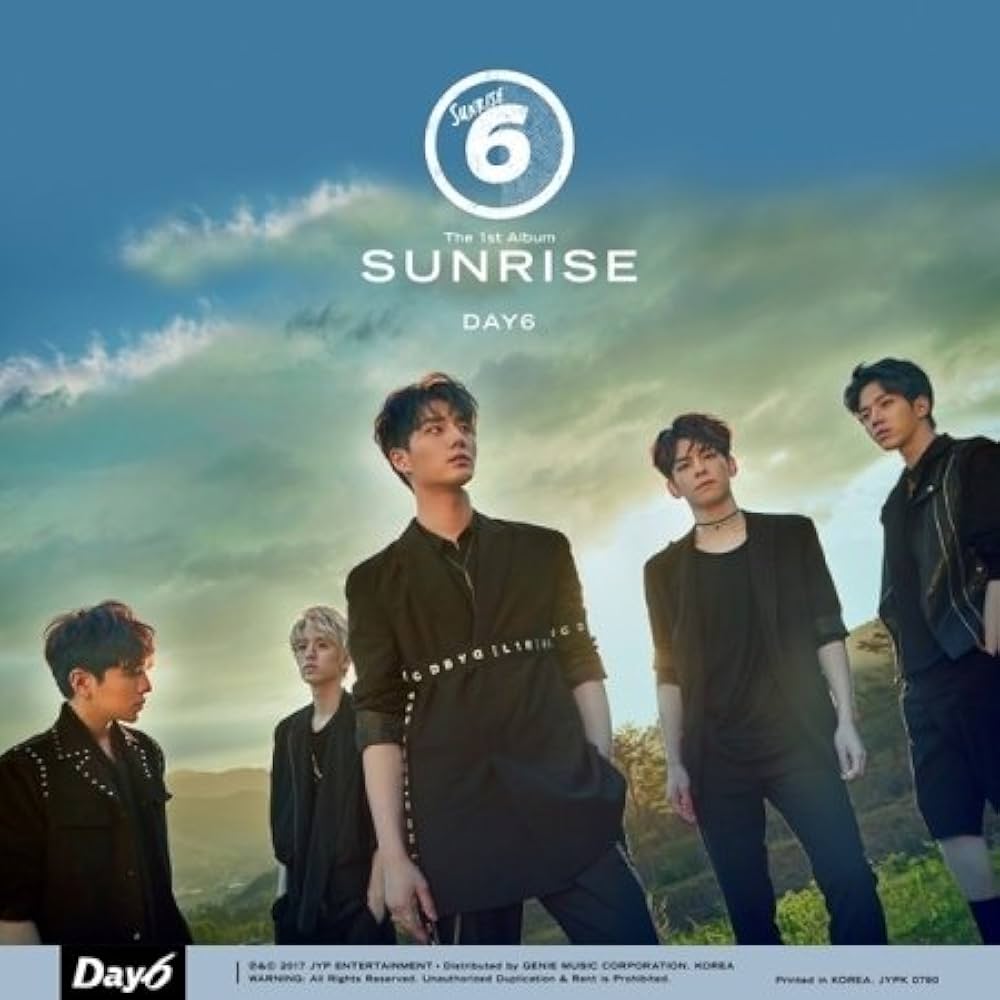 DAY6 - DAY6 [SUNRISE] 1st Album CD+PhotoBook+Clear Cover+Lyrics+2p