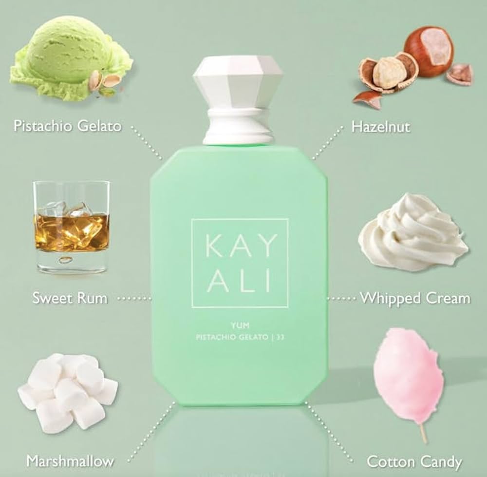 Amazon.com : Huda Kayali Beauty Yum Pistachio Gelato | 33 Eau De