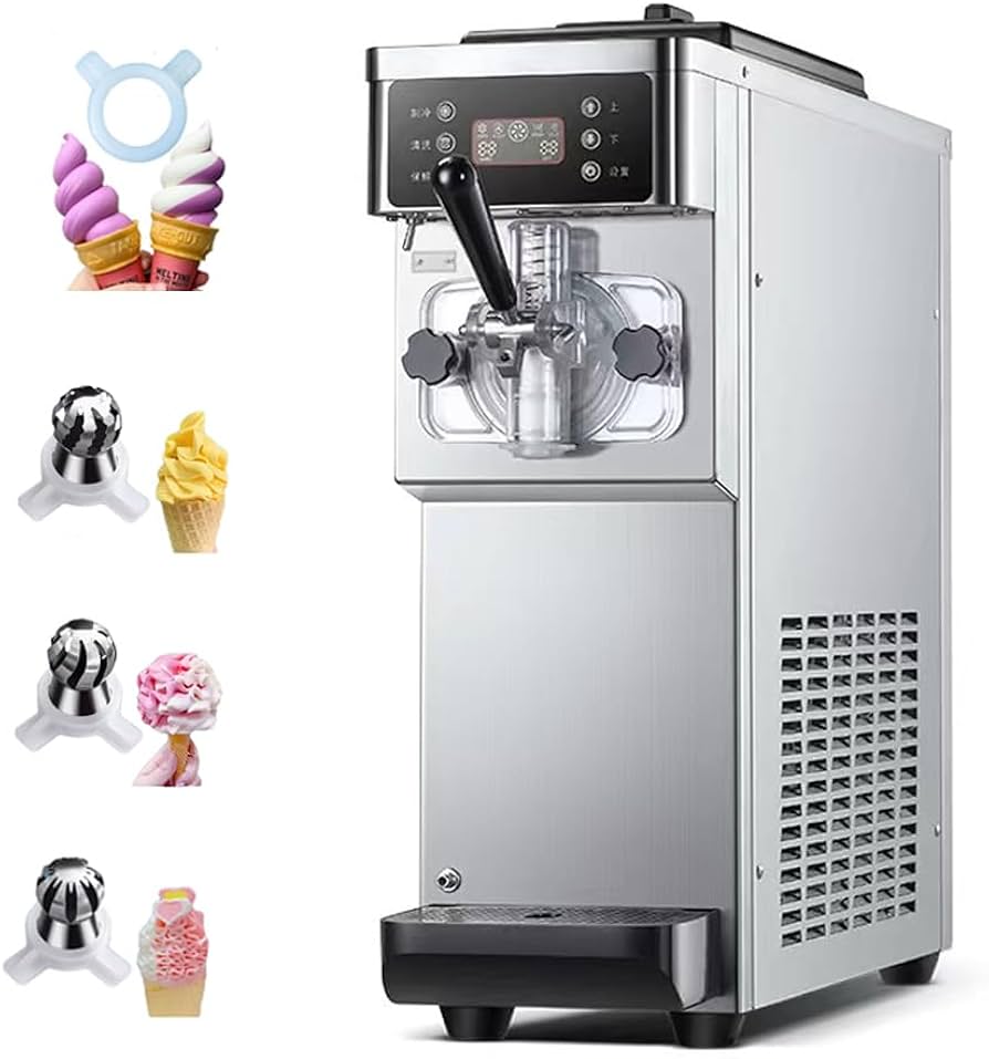 Amazon.co.jp: 業務用アイスクリームマシン、12-16L/Hステンレス