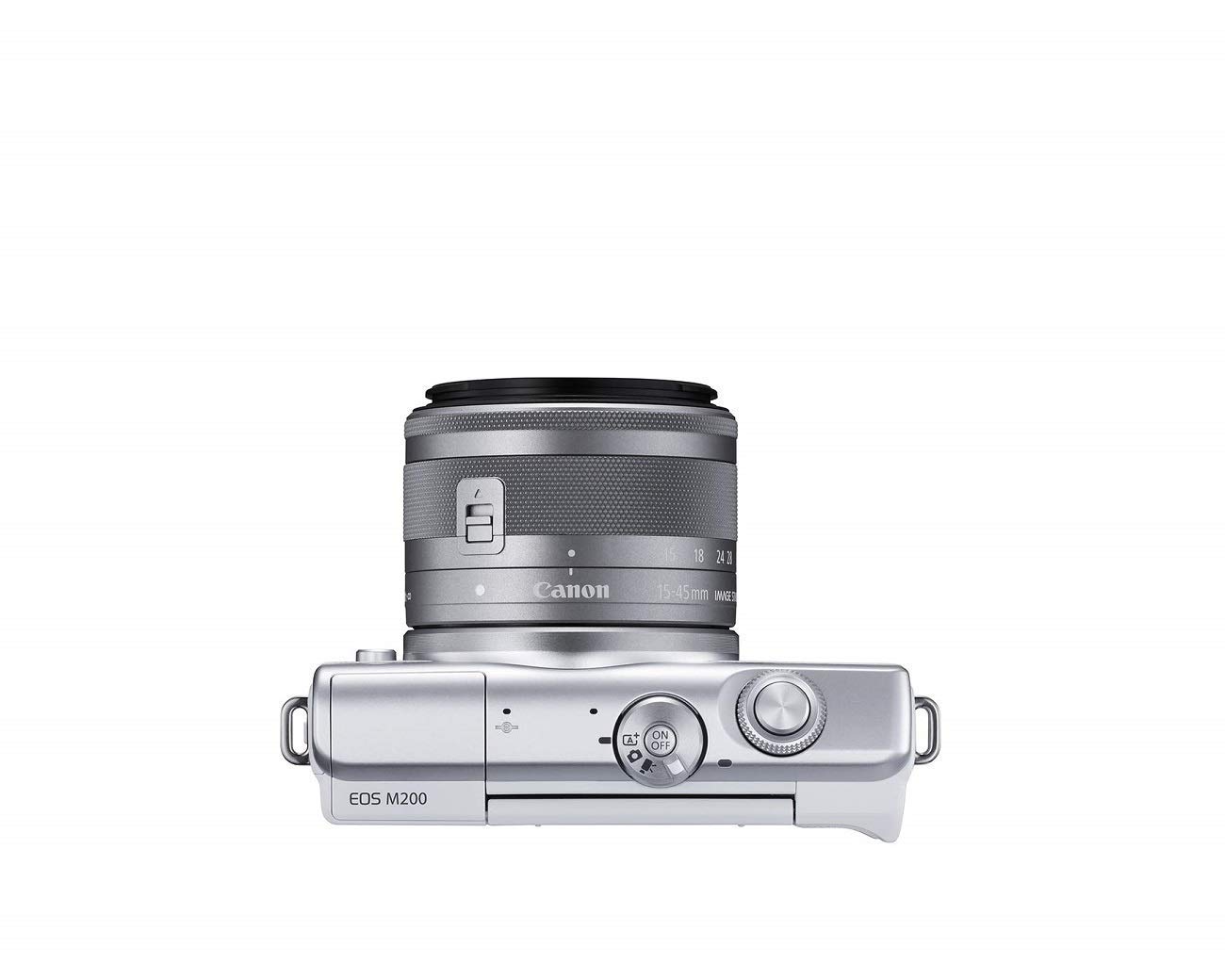 Amazon.com : Canon EOS M200 EF-M 15-45mm is STM Kit (White