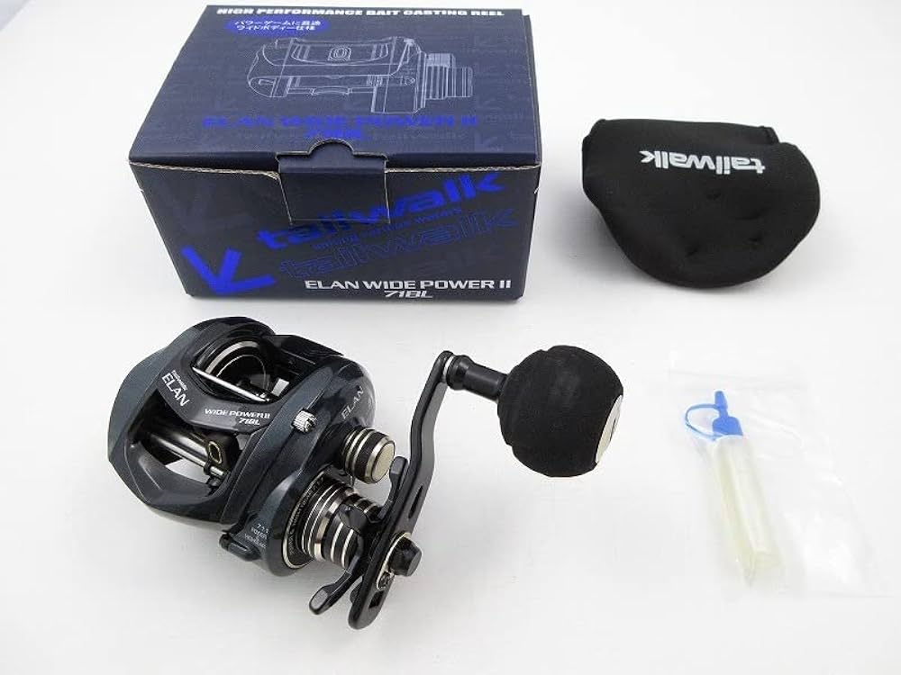 Amazon.co.jp: Tailwalk Elan Wide Power II 71BL Bait Reel : Sports