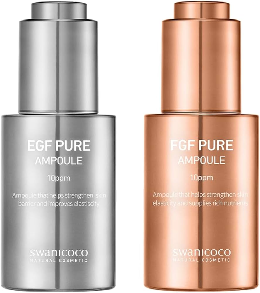 Amazon.com: Swanicoco EGF FGF Ampoule Set, Firming, Anti Aging
