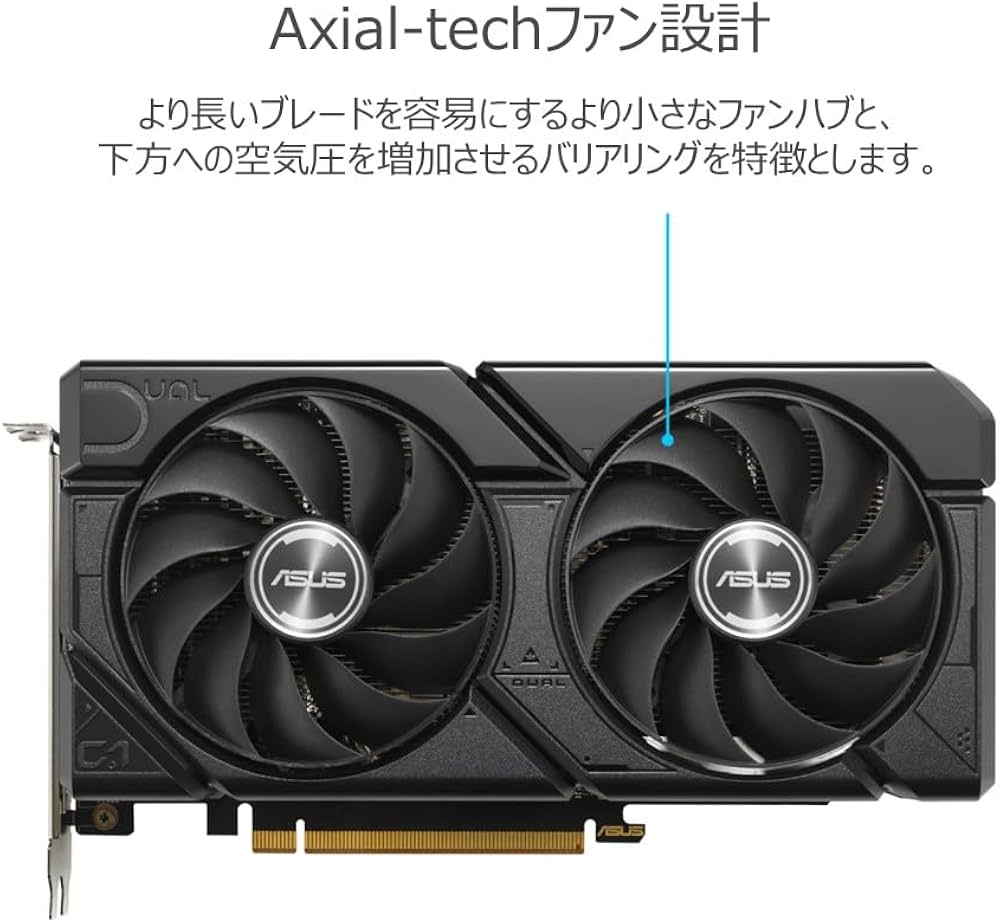 Amazon | ASUS Dual Radeon RX 7600 EVO OC Edition 8GB GDDR6 ビデオ