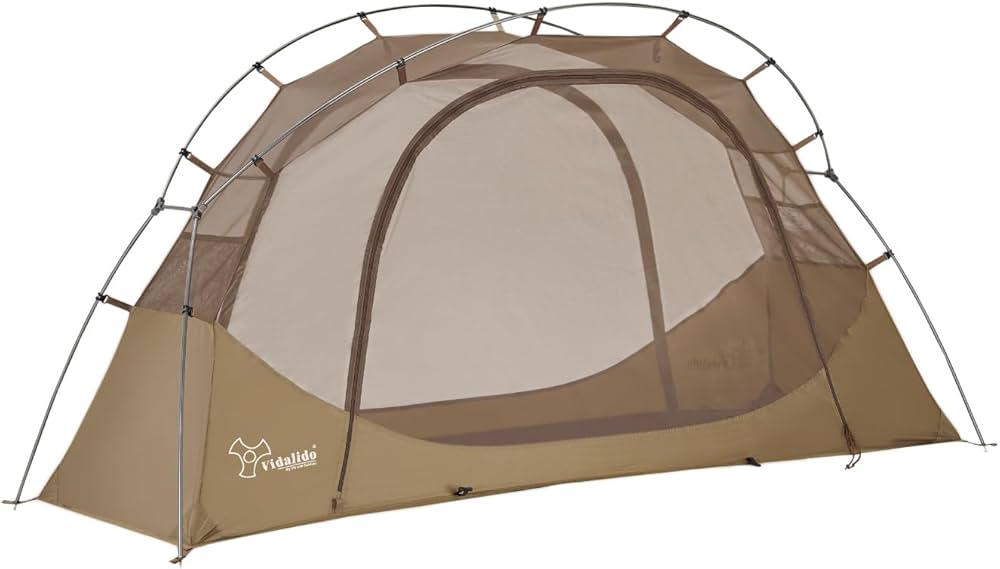 Amazon.co.jp: VIDALIDO ソロテント 1-2人用 キャンプテント 自立式
