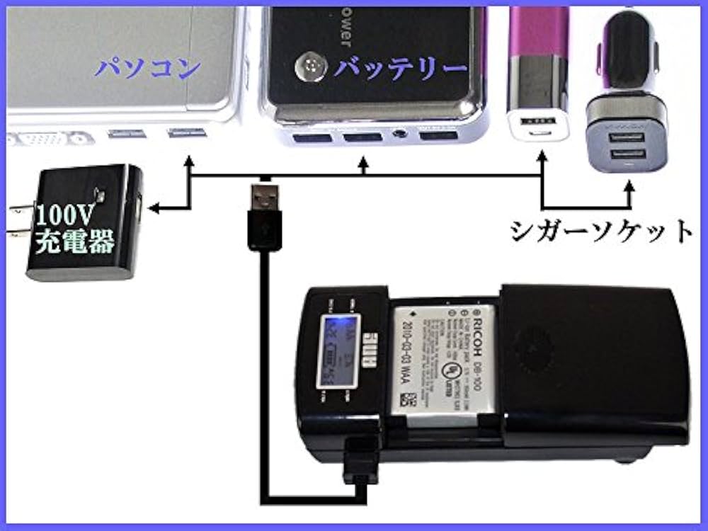 Amazon | ANE-USB-05 充電器 キャノン Canon LP-E17:機種 EOS 9000D