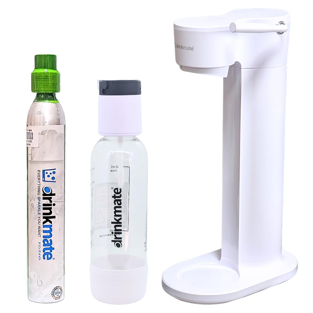 Amazon.co.jp: Drinkmate 炭酸水メーカー Series 641、専用ガス