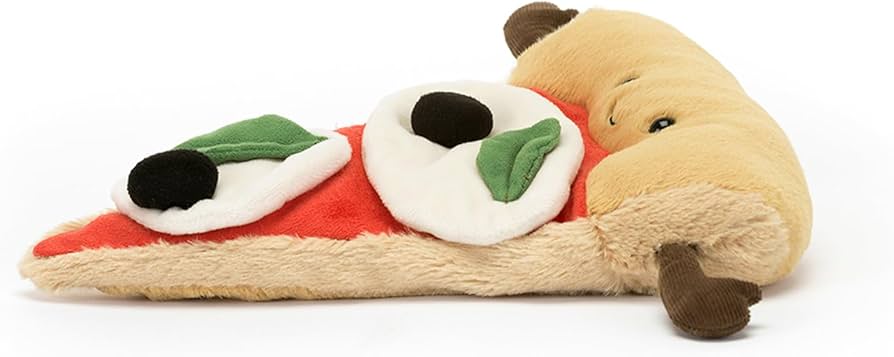 Amazon.co.jp: Jellycat 面白くスライス ピザフード ぬいぐるみ, A2SOP