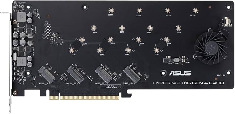 Amazon.com: ASUS Hyper M.2 x16 Gen 4 (PCIe 4.0/3.0) Supports 4X M