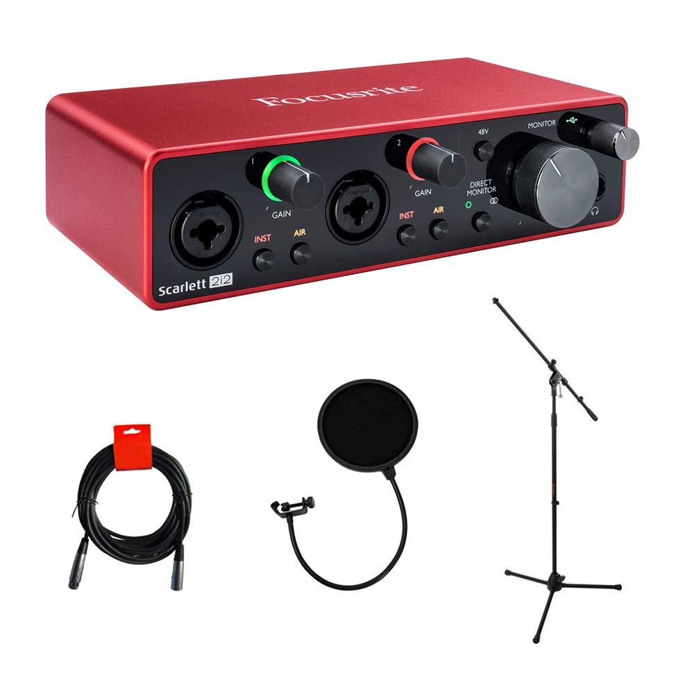Amazon.com: Focusrite Scarlett 2i2 USB Audio Interface (3rd Gen