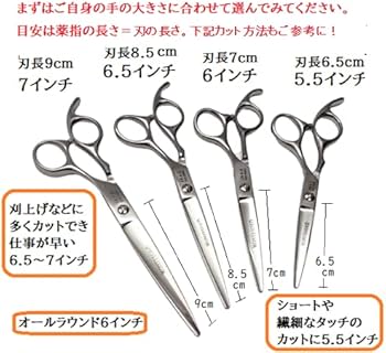 Amazon.co.jp: montesoro 単品 6インチ シザー ヘアカット 美容師 散髪