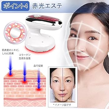 Amazon.co.jp: キャビテーション 美顔器 キャビスタイル 振動・LED搭載