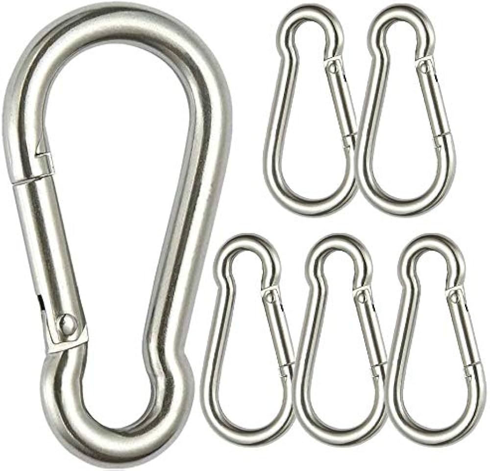 Amazon.co.jp: JOLIRSBOX カラビナ ステンレス スプリングフック