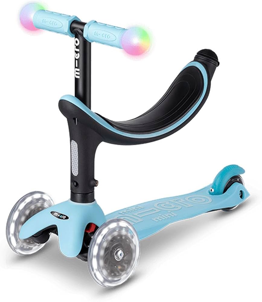 Micro Kickboard - Mini2Grow Deluxe Magic with Light-up Handlebars
