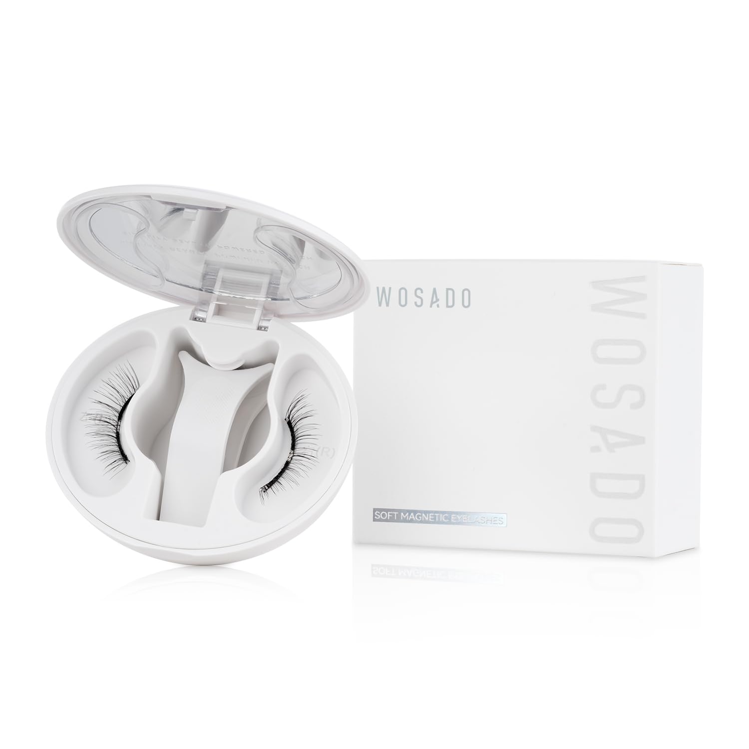 Amazon | WOSADO マグネットつけまつ毛 一体型 、No.01+ ナチュラル