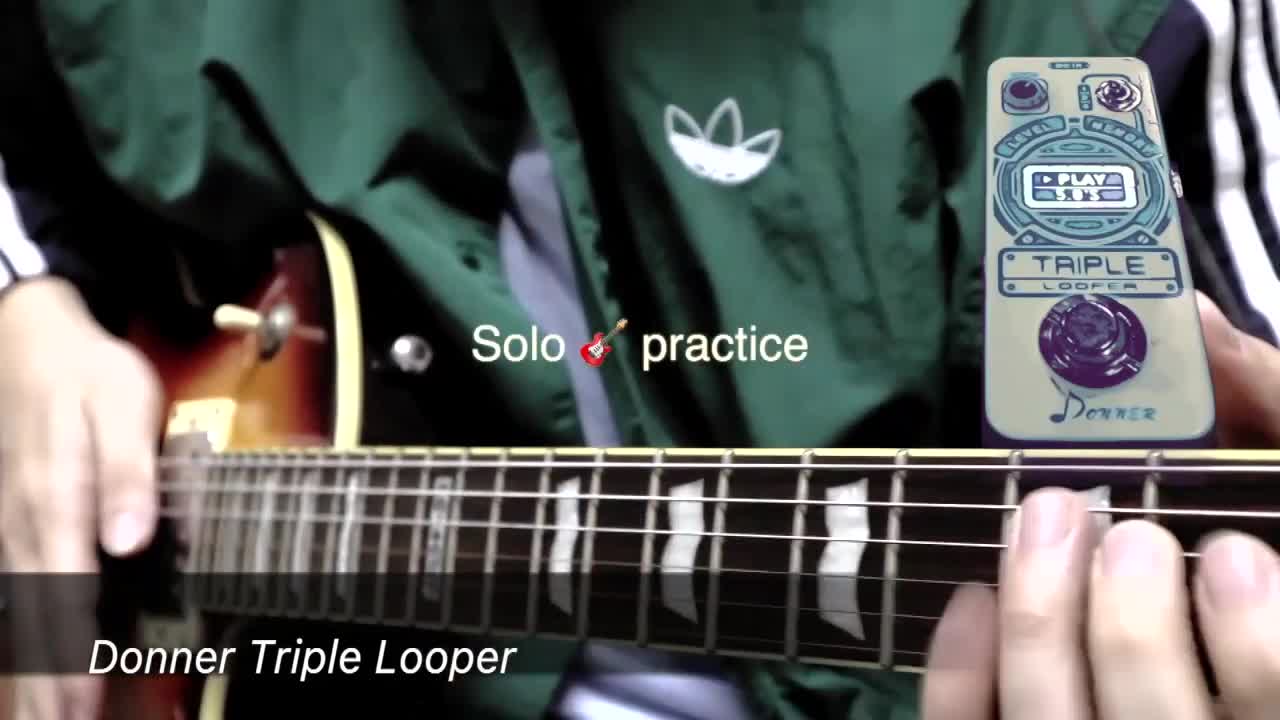 Donner Triple Looper Pedale Effetto Loop per Chitarra, 30 Minuti 3