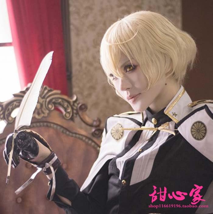 Amazon.co.jp: 耐熱コスプレウィッグ 太刀 髭切（ひげきり） 刀剣乱舞