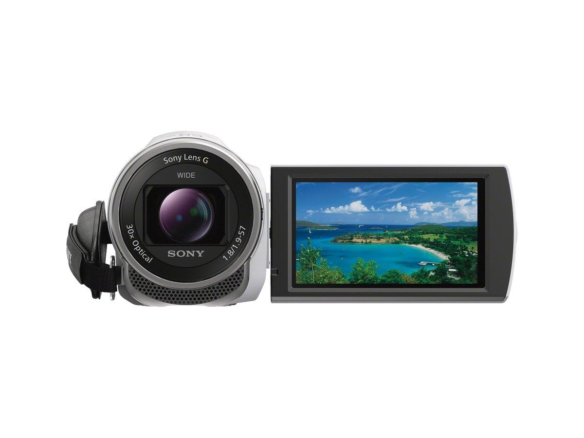 Amazon.co.jp: SONY Camcorder HDR-CX675, 32 GB, 30x Optical, White