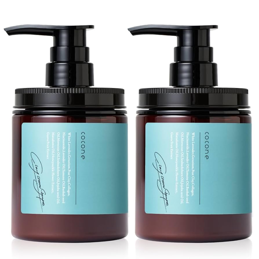 cocone クリームシャンプー ボトルシャンプー2本、詰め替え用6個