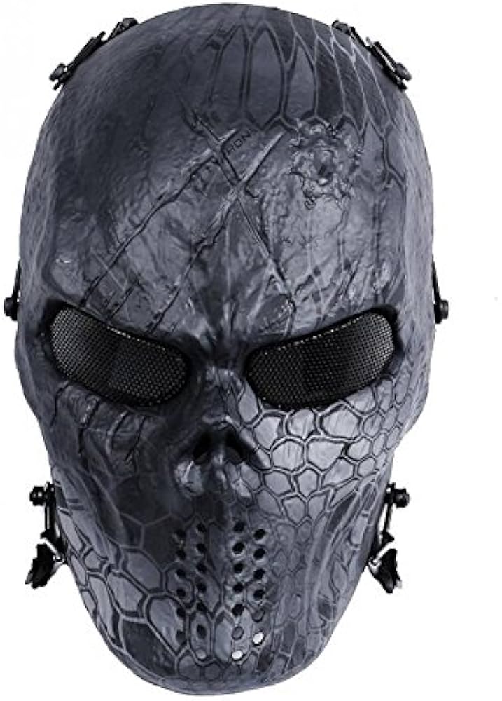 Amazon.co.jp: スカル フェイス ガード ドクロ マスク 各種デザイン CS