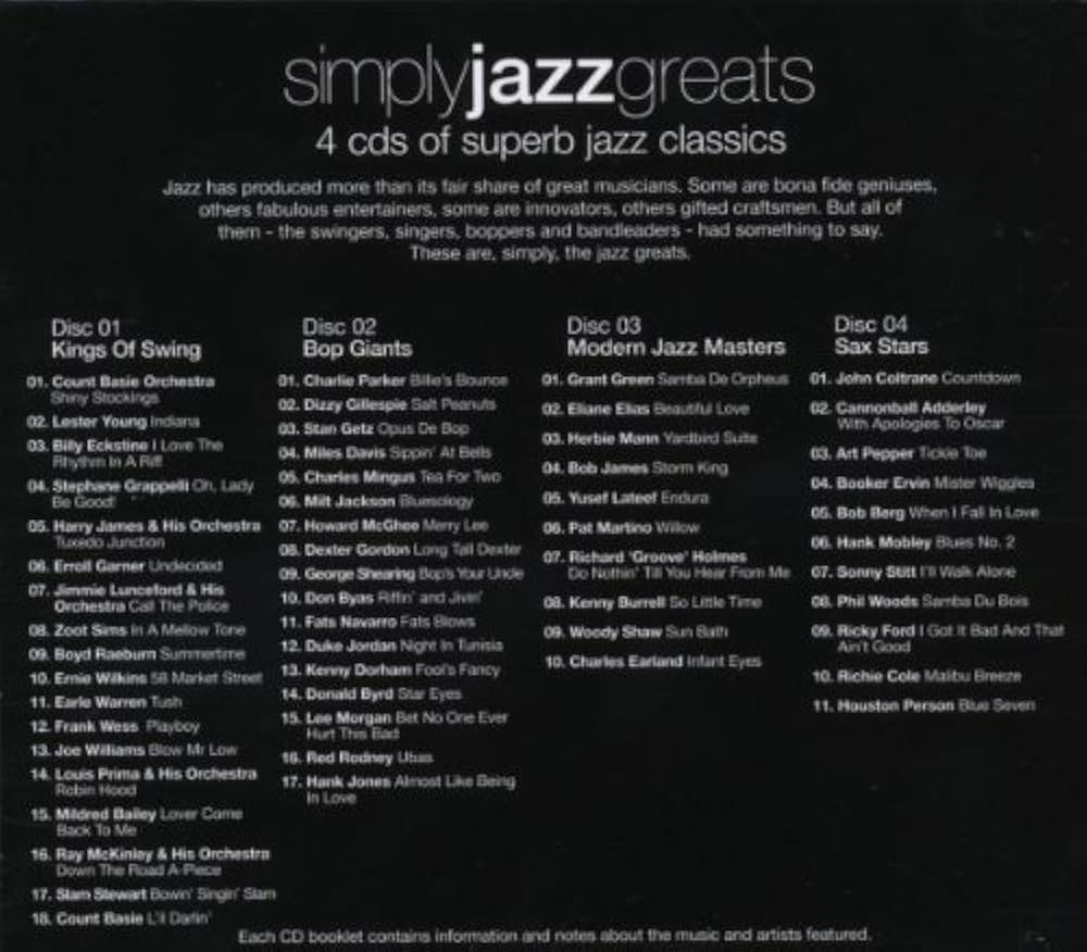 VARIOUS ARTISTS - Simply Jazz Greats / Various - Amazon.com Music