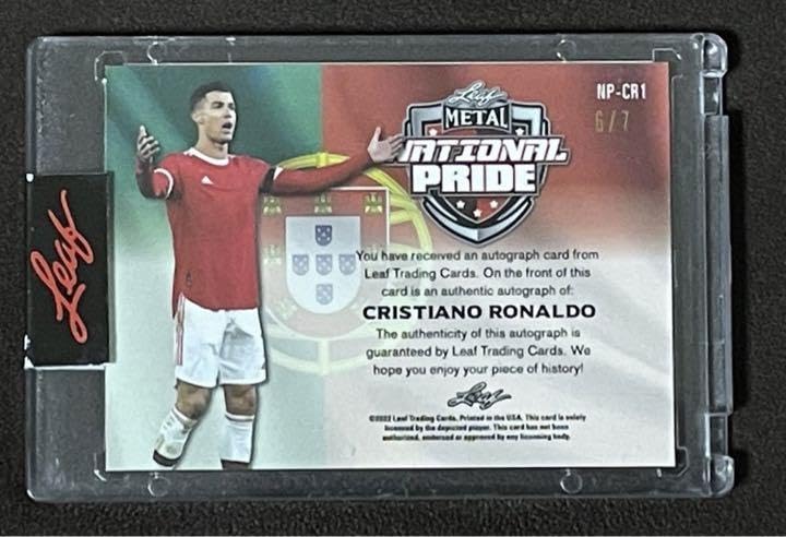 Amazon.co.jp: クリスティアーノ ロナウド 直筆サインカード 7枚限定