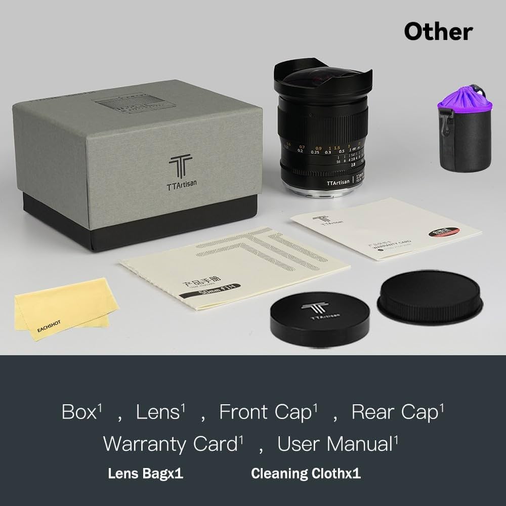 Amazon.co.jp: TTArtisan 11mm F2.8 フルフレーム 魚眼レンズ