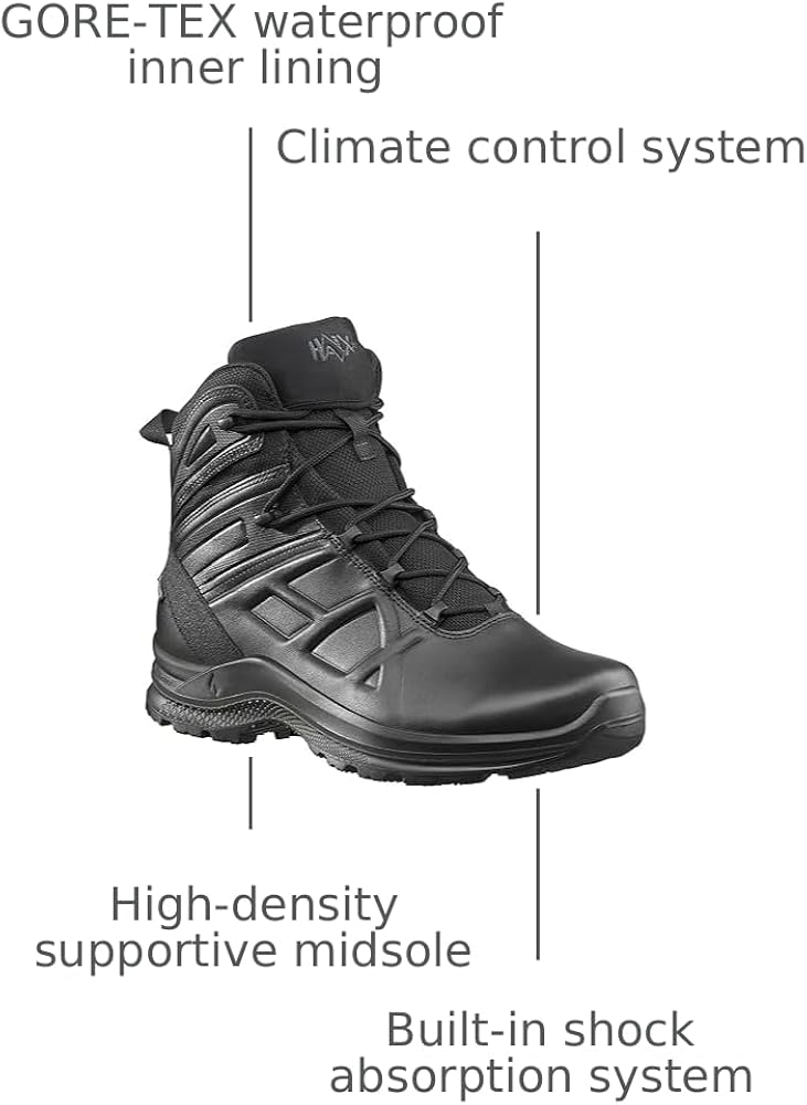 Amazon.com | HAIX Black Eagle Tactical 2.0 GTX Mid Side Zip
