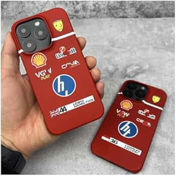 Amazon.co.jp: F1 ルクレール スマホケース 保護ケース フェラーリ