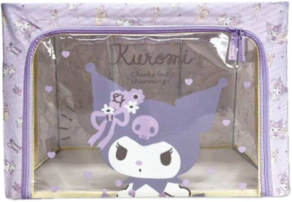 Amazon｜クロミ キャラクター 折り畳み収納ボックス ワイヤー付き