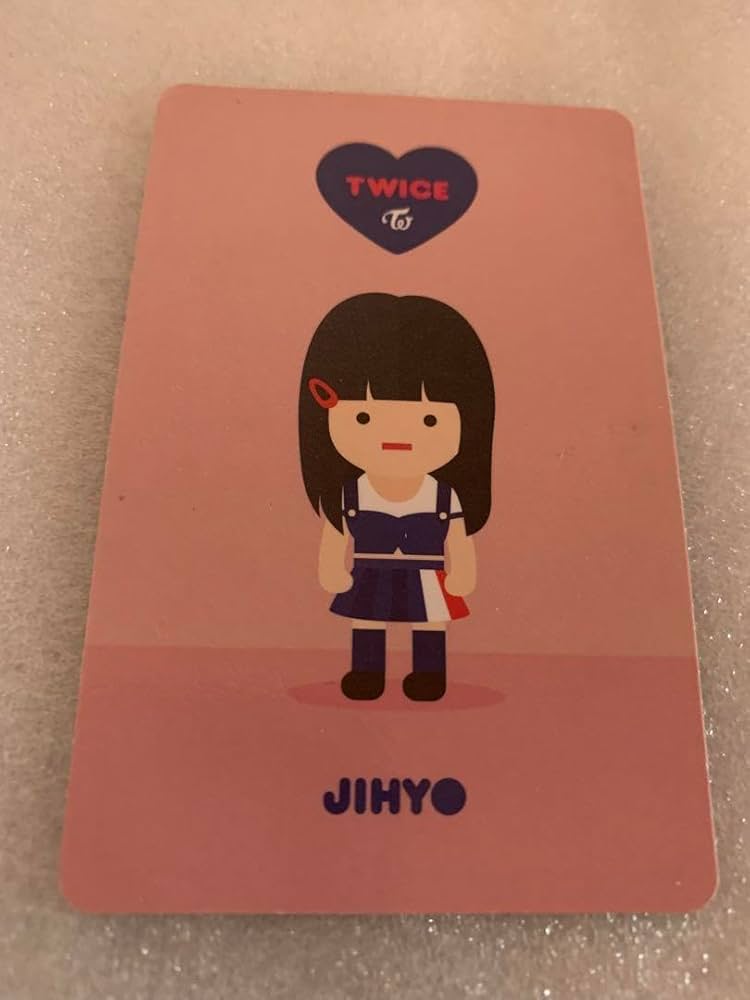 Amazon.co.jp: TWICE ジヒョ トレカ 公式品 アルバム 可愛い キラキラ