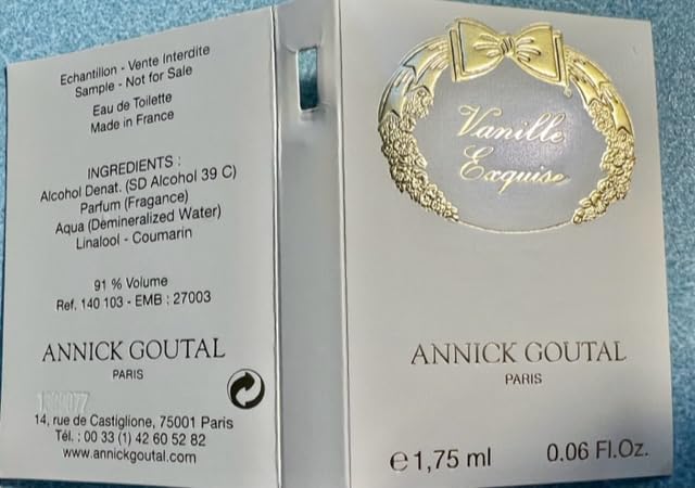 Amazon.com : Annick Goutal Vanille Exquise for Women EDP Lot of 3