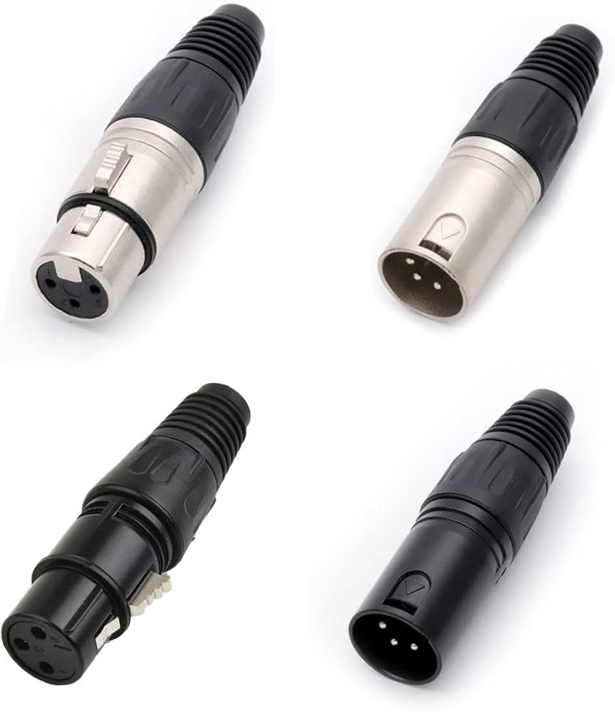Amazon.com: CCeCCe 4 Pack XLR Connectors Microphone Cable Terminal
