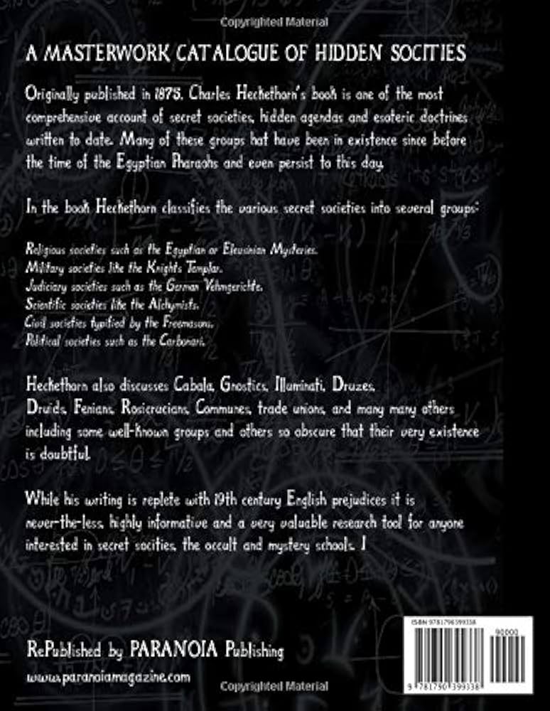 Amazon.com: The Secret Societies of all Ages and Countries: Volume