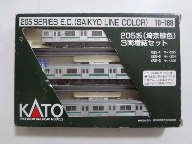 KATO Nゲージ 205系 埼京線 増結 4両セット 10-407 鉄道模型 電車 205